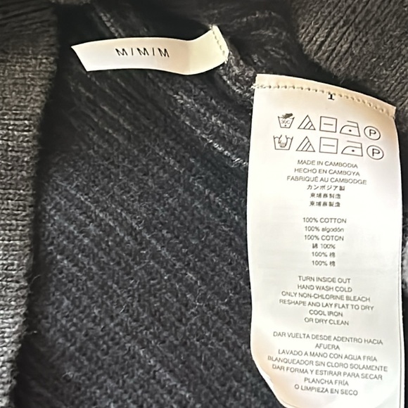 NWT MK Men’s Charcoal Sweater Sz Med - Picture 6 of 10